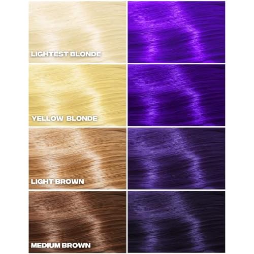 Good Dye Young Semi-Permanent Hair Color, Vegan and Cruelty-Free Purple Hair Dye, Last up to 24 Washes, Non-Damaging Conditioning Hair Color (5FL OZ, PPL Eater)
