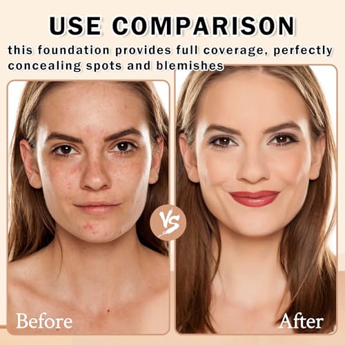 Airbrush Foundation for Mature Skin Airbrush Flawless Setting Spray Long Lasting Full Coverage Foundation Makeup-£¨01 Natural£©