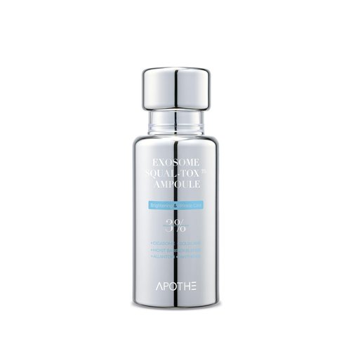 APOTHE Exosome Squal-Tox 3% Ampoule 1.01 fl oz (30ml) – Intense Hydration, Skin Renewal, Brightening & Anti-Wrinkle Care with Exosome Technology and Niacinamide