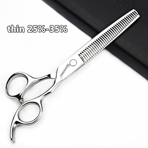 6/6.5 inch professional hair scissors hairdresser hair thinning scissors hairdressing tools barber scissors (6.5-inch 6pc)