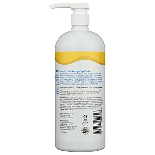 Alba Botanica Very Emollient Body Wash, Ocean Surf, 32 Oz