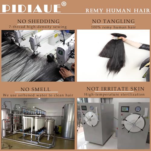 Weave Bundles Human Hair 20 20 20 inch Yaki Straight Bundles Kinky Straight Weave 12A Brazilian Remy Hair Real Unprocessed Virgin Human Hair Extensions Natural Color