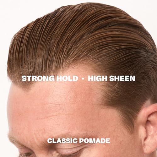 BYRD Hairdo Products Classic Pomade 2-Pack - Strong Hold, High Shine Finish, Add Flexible Texture to All Hair Types, 3.35 Oz Each (Two Pack) - Pomade for Men
