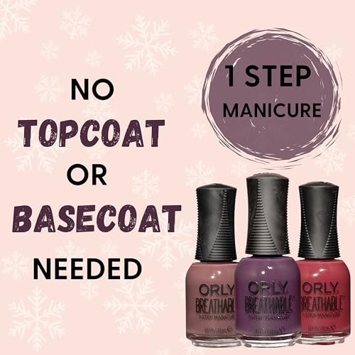 Orly Breathable Nail Polish Loose Threads Collection | Dusty shades for Fall and Winter (Now or Boucl?-ter, 0.6 fl oz)