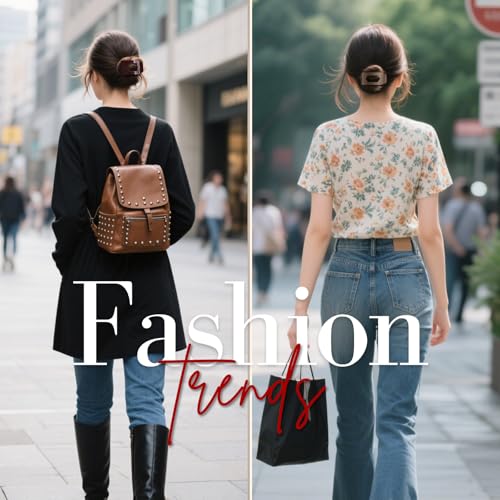 8 Pack Flat Hair Clips for Women ? Glossy Neutral No-Slip Flat Claw Clips for Thick & Thin Hair, Large Strong Hold Square Rectangle Hair Accessories for Work & Stylish Fall Outfits