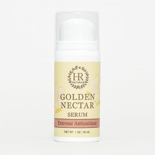 Hope Ridge Naturals Golden Nectar Serum, Organic Antioxidant Face Serum with Vitamin C, Hyaluronic Acid, CoQ10, Seabuckthorn, Rosehip, 1 oz