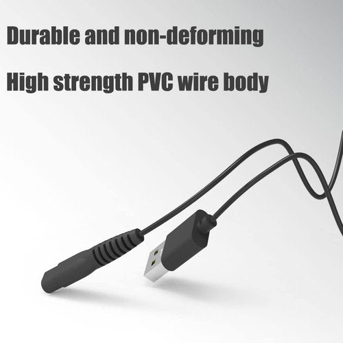 OGMWIN Replacement Power Cord for Brightup,Ufree Beard Trimmer Hair Clippers FK-8688T Electric Shaver Charger Charging Cable