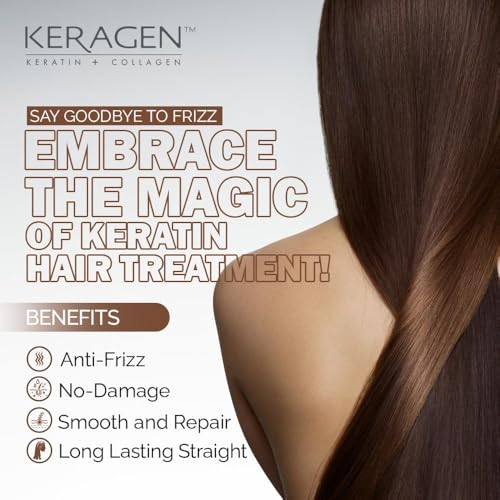 Keragen - Brazilian Keratin Smoothing Treatment, Dry and Damaged Hair
