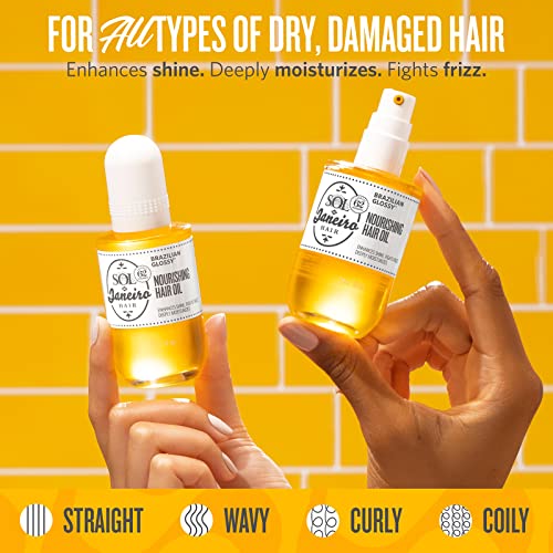 SOL DE JANEIRO Brazilian Glossy Nourishing Hair Oil | Fights Frizz