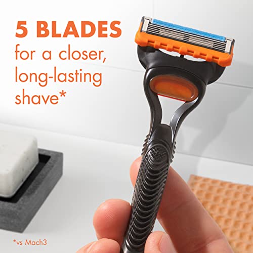 Gillette Fusion5 Razor for Men, Handle + 2 Razor Blade Refills