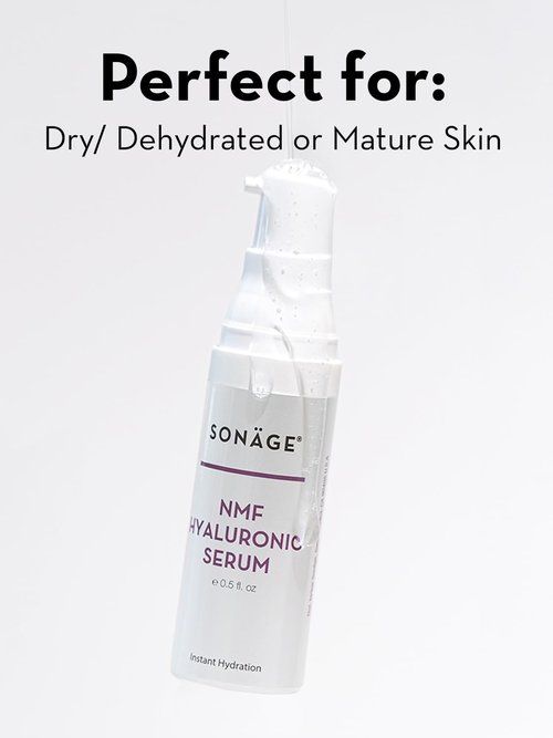 Sonage NMF Hyaluronic Acid Serum: Anti-Aging Face Plumping Serum | Ultra Hydrating for Dehydrated Skin (15 ml)