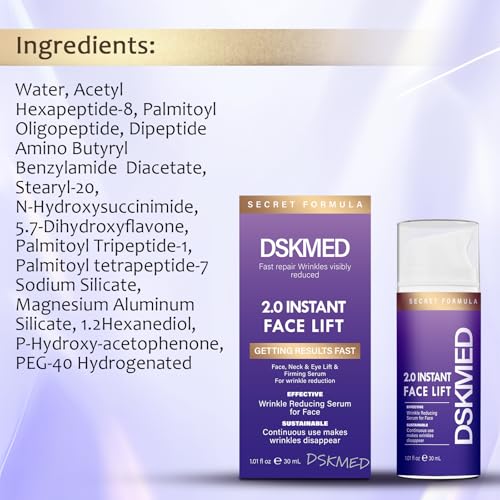 Under Eye Bags and Wrinkles 2.0 - Instant Face Lift Cream,Remove Dark Circles, Bags Under Eyes, Fine Lines, Wrinkles and Neck Lines,Firming Delicate Skin