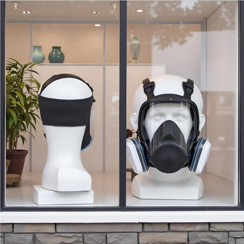 Mannequin Head Male Professional Cosmetology Manikin Head for Display Headset, Headphone, Game Console, Hats, Wigs Jewellery£¨L90-YB£©