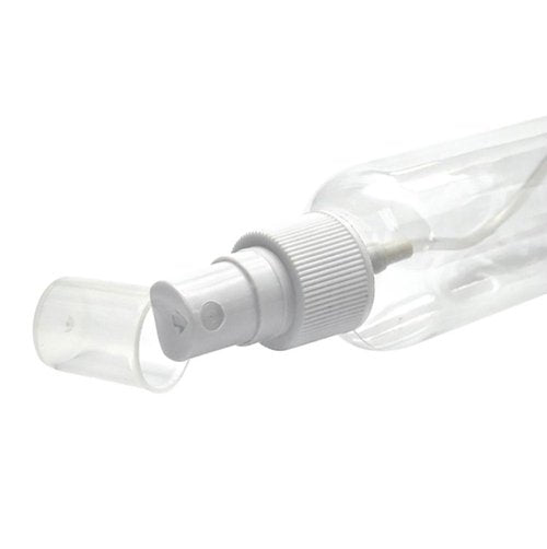 DayCount® Pack of 10 Spray Bottle, Empty Plastic Clear Small Portable Travel Bottles With Fine Mist Sprayer, Refillable Leak Proof Cosmetic Atomizers 30ml / 1oz