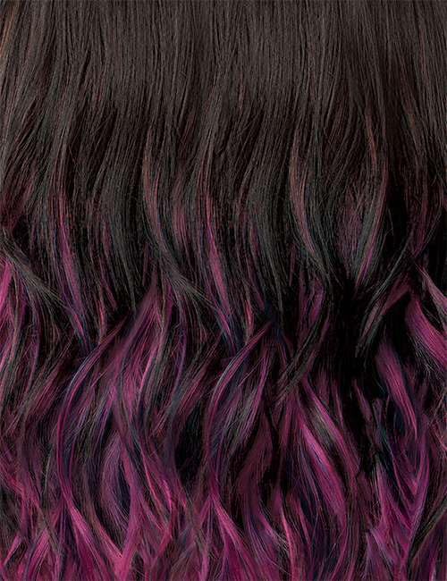 Outre Lace Front Wig - Color Bomb - CB 101 (2/UL PURPLE TWILIGHT)