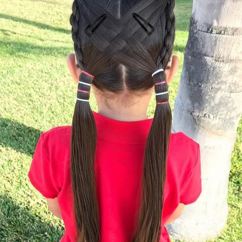 ELANE 20 Pcs Metal Snap Hair Clips for Women, Double Grip Barrettes for Thick Fine Hair, Small Black Clips for Girls