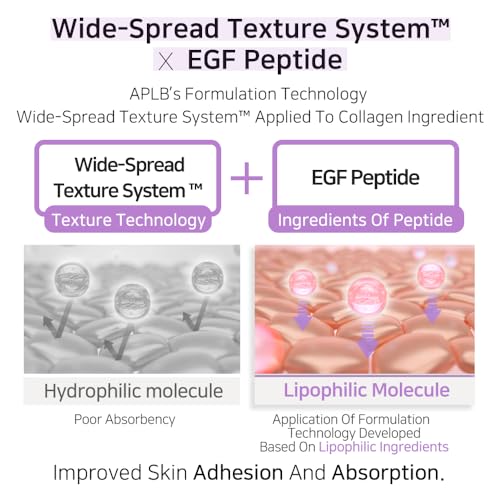 APLB Collagen EGF Peptide Facial Cream | COLLAGEN PEPT CEN¢â 29.4% 1.86 FL.OZ/Korean Skincare, Elasticity care, Deep hydration, Revitalize for gentle and improve skin texture