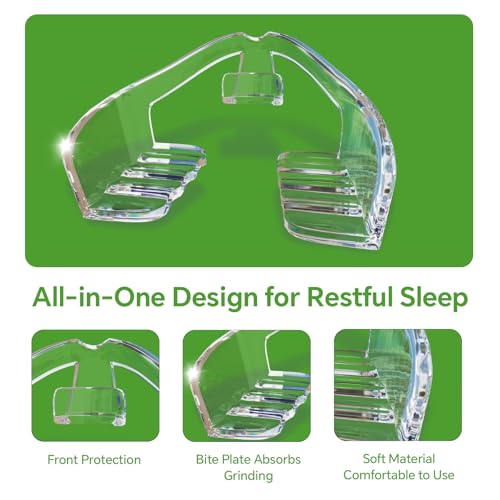 Mouth Guard for Grinding Teeth at Night, 10-Pack Night Guards for Teeth Grinding Comfortable Fit, Universal Size, Individually Wrapped, BPA-Free