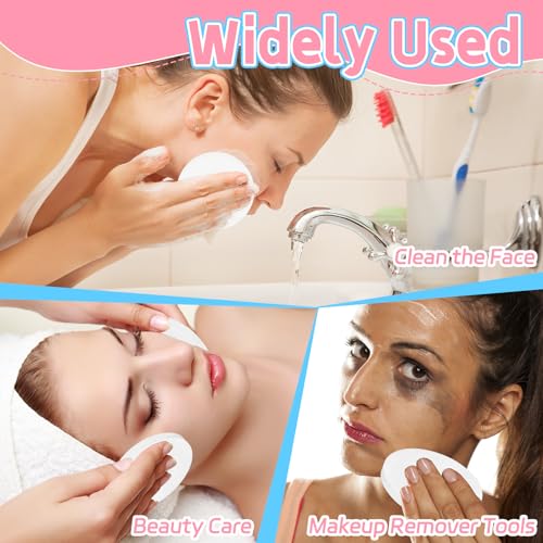120 Pcs Facial Sponges Compressed,Facial Cleansing Pads,Natural Cosmetic Spa Sponges for Facial Cleansing,Exfoliating Face Sponges for Makeup Removal,Washing