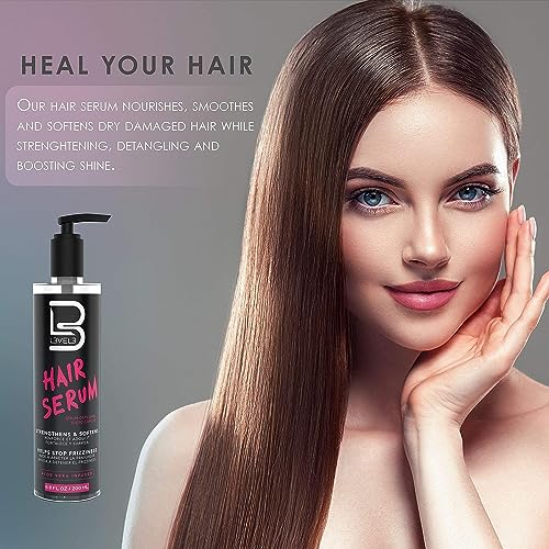 L3 Level 3 Hair Serum - Repairs your Damaged Hair - Softens and Smoothing - Level Three Hair Smoothing Serum - Reduces Frizziness