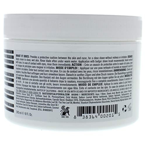 Baxter of California Super Close Shave Formula for Men | Easy Glide| Soothing Formula | Tea Tree Oil, Witch Hazel & Peppermint | 8 oz