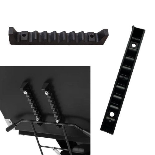 UtySty 2 Pack Message Bed Adjustment Bracket Replacement Parts Plastic Multi Position Adjustable Backrest Support Teeth Back Mount Brackets for Tattoo Chair Table Spa Salon Facial Esthetician Bed