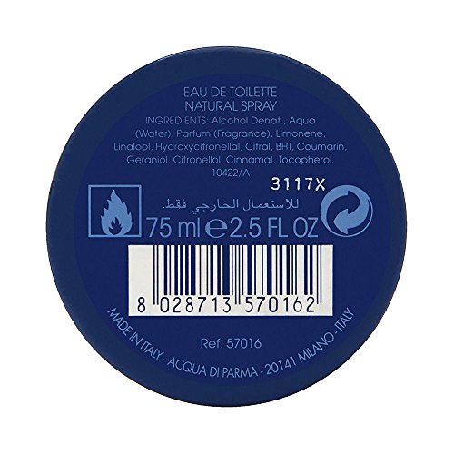 Acqua Di Parma Blue Mediterraneo Arancia Di Capri Eau de Toilette Spray for Men, 2.5 Ounce