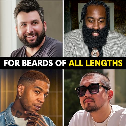 The Beard Club Brush, Comb and Scissors Grooming Kit for Men's Beards and Mustaches Gift Set