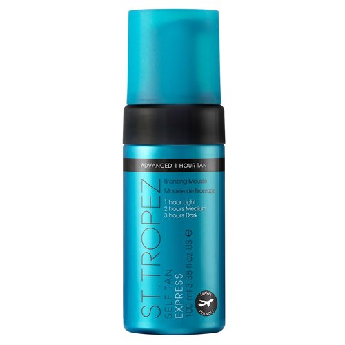 St.Tropez Self Tan Express Mousse, Fast Acting Fake Tan, Develops in 1-3 Hours, Streak-Free Finish, Vegan, Natural & Cruelty Free, 3.4 Fl Oz