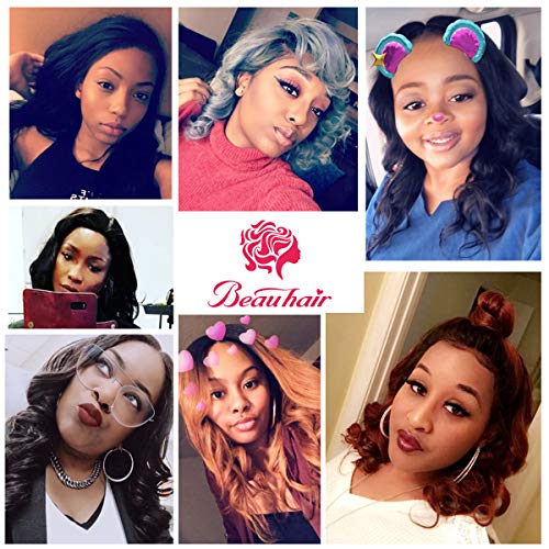 Brazilian Body Wave Virgin Human Hair Bundles with Closure (22 24 26 with 20 closure) Unprocessed Bundles with Lace Closure Body Wave Hair with Closure 4X4 Lace Free Part Natural Black Hair
