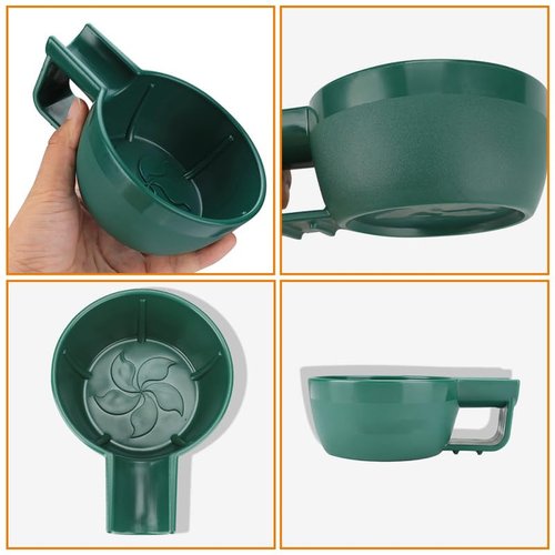 Healvian Plastic Shaving Bowl for Men Deep Shaving Soap Container Mouth Anti-slip Shave Cup Bowl for Home and Travel