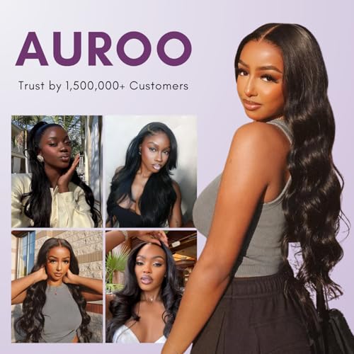 14A Raw Human Hair 3 Bundles Body Wave (18 20 22 Inch), 14A 100% Thick Soft Double Drawn Raw Indian Human Hair Bundles Long Lifespan No Tangle Premium Full-Bodied Quick Weaves #Natural Black