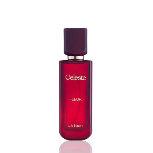 Celeste Fleur 100ml EDP La Fede by Khadlaj - Perfume for Women - Blackcurrant Violet and Cedar- Over Red Juicy Accords with Warm Woody Vanilla Scent