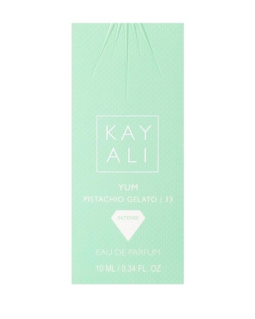 Huda KAYALI Beauty Yum Pistachio Gelato | 33 Eau de Parfum Intense Travel Size Spray (10 ml/0.33 fl oz)