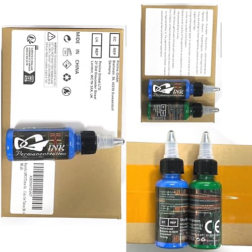 BAODELI Tattoo Ink Set Professional - 14 Colors 1oz (30ml) Vegan-Friendly Pigment Ink Supplies,Tattoo Inks Vegan TI4002-30-14