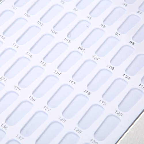 Tomotato Nail Gel Color Card, High Capacity 160 Slots Nail Polish Display Chart Book, Reusable Nail Art Showing Shelf for Manicurists or DIY Enthusiasts