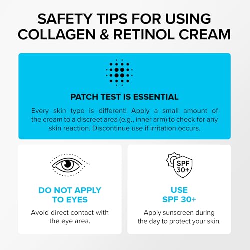 SimplyVital Collagen, Retinol & Hyaluronic Acid Cream - Anti-Aging Retinol Cream for Face, Neck & D?collet? - Made in USA - Daily Moisturizer Face Cream - 3.38 fl oz