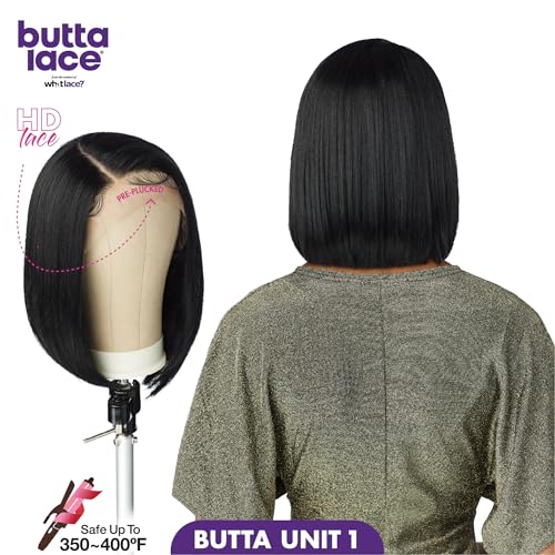 Sensationnel Butta Lace Wigs - Unit 1 Extra Wide 5 Inch Deep Parting Synthetic Preplucked Hairline Glueless Lacefront (613 BLONDE)