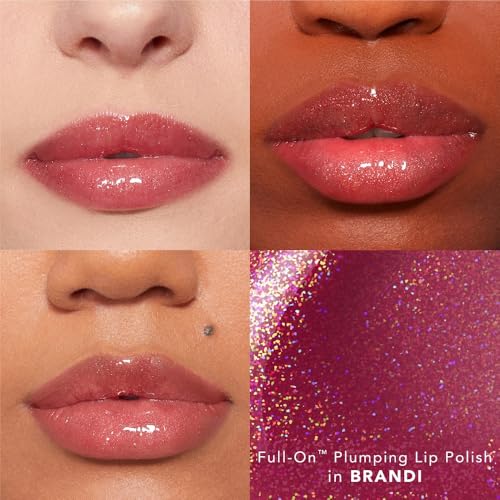 Buxom Plump Shot Peptides Lip Serum, Filler, Brandi, Rose Julep