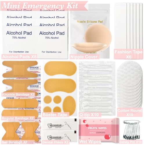 ARK Survivor Women's Wedding Emergency Kit 39 Essential Items for Brides Team Bride All in One Travel Kit Personal Care Women's Travel Set