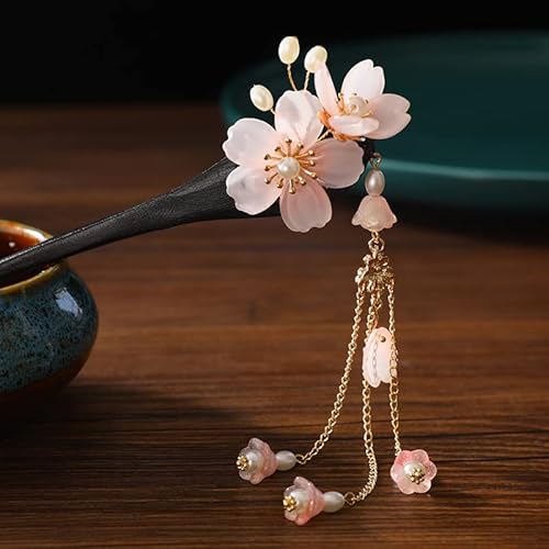 Floral Hair Stick Stylish Hair Stick Hanfu Hair Sticks Elegant Hair stick