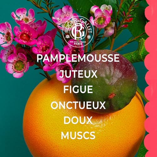 Roger&Gallet Beneficial Perfumed Water 100 ml - Parfum Femme with Relaxing Properties - Women's Perfume with Natural Fig Extract - Relaxing Fragrance for Women - Natural Origin - Fleur de Figuier