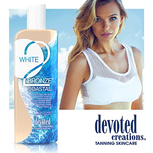 White 2 Bronze Coastal Blue Hued Optimizer Go 3 Shades Darker Rapidly 8.5oz