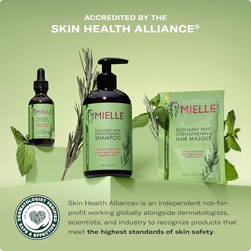 Mielle Organics Rosemary & Mint Hair Pomade for Women & Men - Conditioning Natural Hair Moisturizer to Quench the Scalp, Lock in Wave Patterns, Add Shine & Help Protect Against Dryness (5 oz)