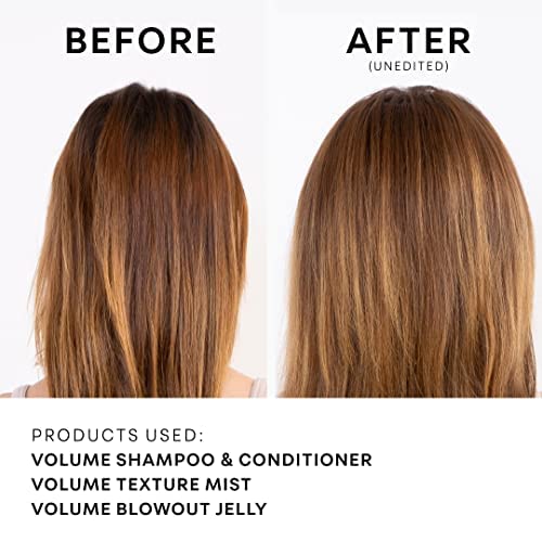 NatureLab.TOKYO Perfect Volume Conditioner - Conditioner for Flat, Limp Hair - Restores Thickness, Builds Volume, and Reduces Breakage for Full Strands - Japanese Hair Care - Refill Pouch, 22.9oz