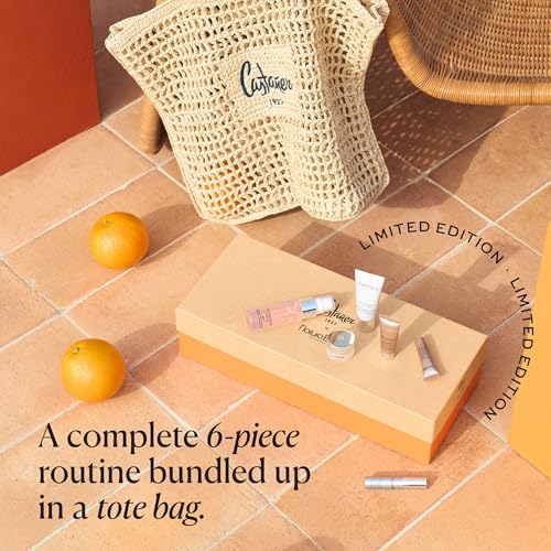 Casta?er x Natura Biss? Skincare Discovery Set, A Complete 6-piece Routine In An Exclusive Raffia Tote Bag