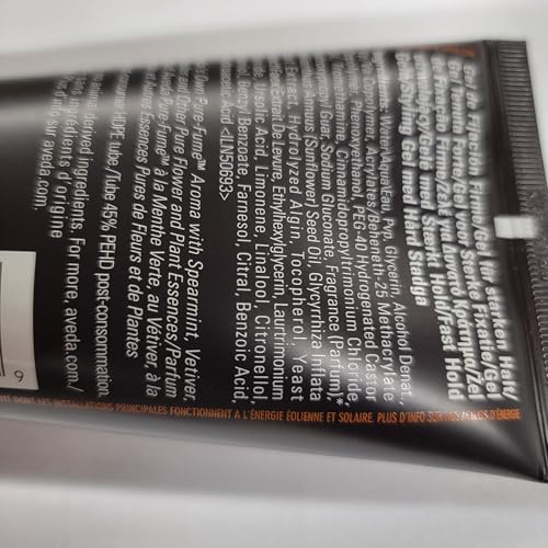 Aveda Men Pure-Formance Firm Hold Hair Gel for Men | Maximum Hold, Control, Shine, 5 Fl Oz