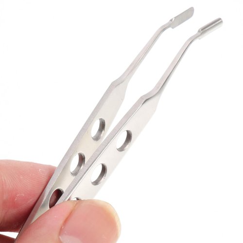 Beaupretty Stainless Steel Meibomian Gland Expressor Tweezers Eyelid Massage Tool for Relieving Blocked Oil Glands and Eye Comfort