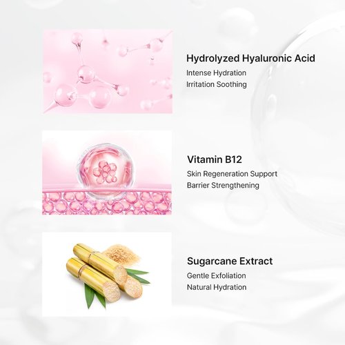 Hanskin Hyaluron Pink Capsule Serum – 6-Layer Hyaluronic Acid for Deep Hydration, Glass Skin Glow & Pink Radiance | Vitamin B12 Barrier Support, Moisturizing & Brightening Korean Serum | 1.69 fl oz