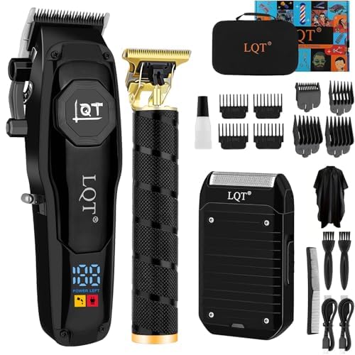 Hair Clippers for Men,3 In1 Cordless Beard Trimmer Electric Shavers,T-Blade Barber Clippers and Trimmer Set,Electric Hair Cut Machines,Men¡¯s Grooming Kit for Gifts,for Home, Barber